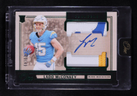 Ladd McConkey 2024 Panini One Green #39 Jersey Autograph #20/49 RC at PristineAuction.com