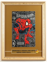 1990 "Spider-Man" #1 Marvel Comic Book Custom Framed Display with Title Plaque at PristineAuction.com