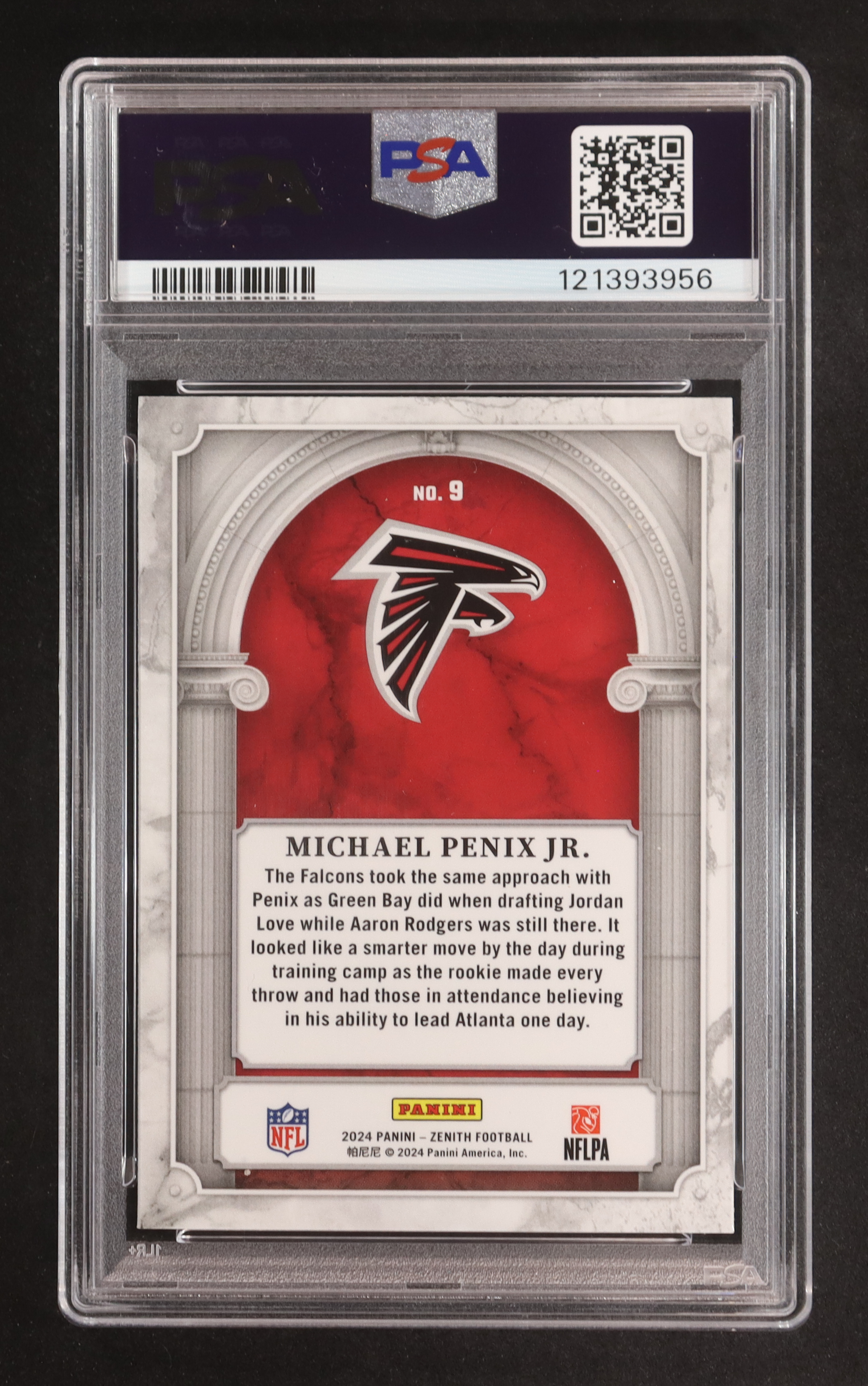 Michael Penix Jr. 2024 Zenith Z Marquee #9 RC (PSA 9) at PristineAuction.com Michael Penix Jr. 2024 Zenith Z Marquee #9 RC (PSA 9) at PristineAuction.com