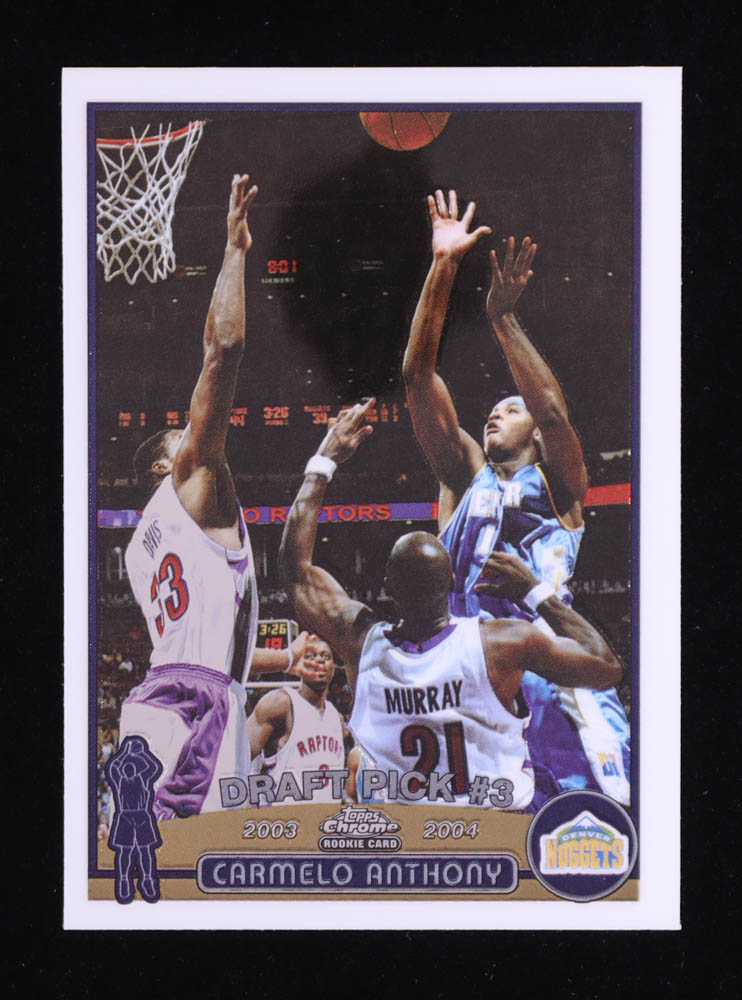 Carmelo Anthony 2003-04 Topps Chrome #113 RC at PristineAuction.com Carmelo Anthony 2003-04 Topps Chrome #113 RC at PristineAuction.com