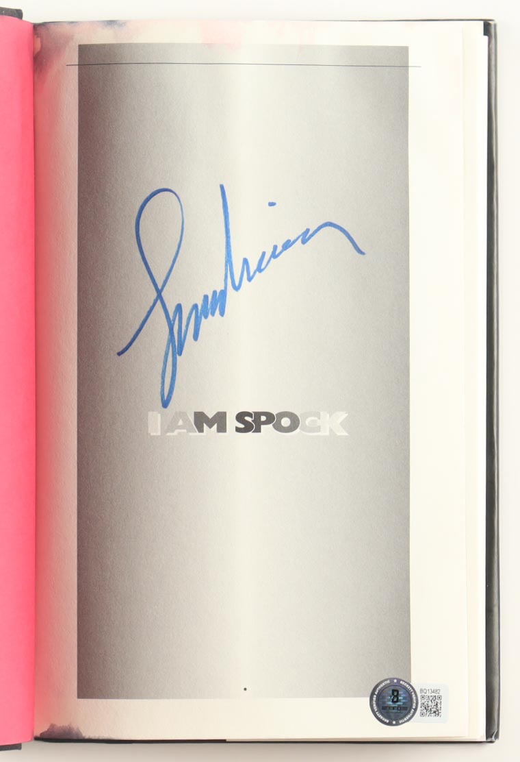 Leonard Nimoy Signed "I Am Spock" Hardcover Book (Beckett) at PristineAuction.com Leonard Nimoy Signed "I Am Spock" Hardcover Book (Beckett) at PristineAuction.com