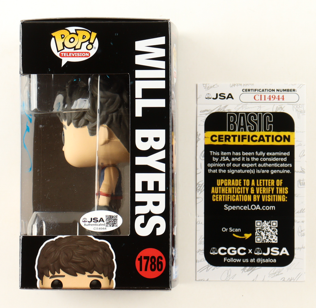 Noah Schnapp Signed "Stranger Things" #1786 Will Byers Funko Pop! Vinyl Figure (JSA) at PristineAuction.com Noah Schnapp Signed "Stranger Things" #1786 Will Byers Funko Pop! Vinyl Figure (JSA) at PristineAuction.com