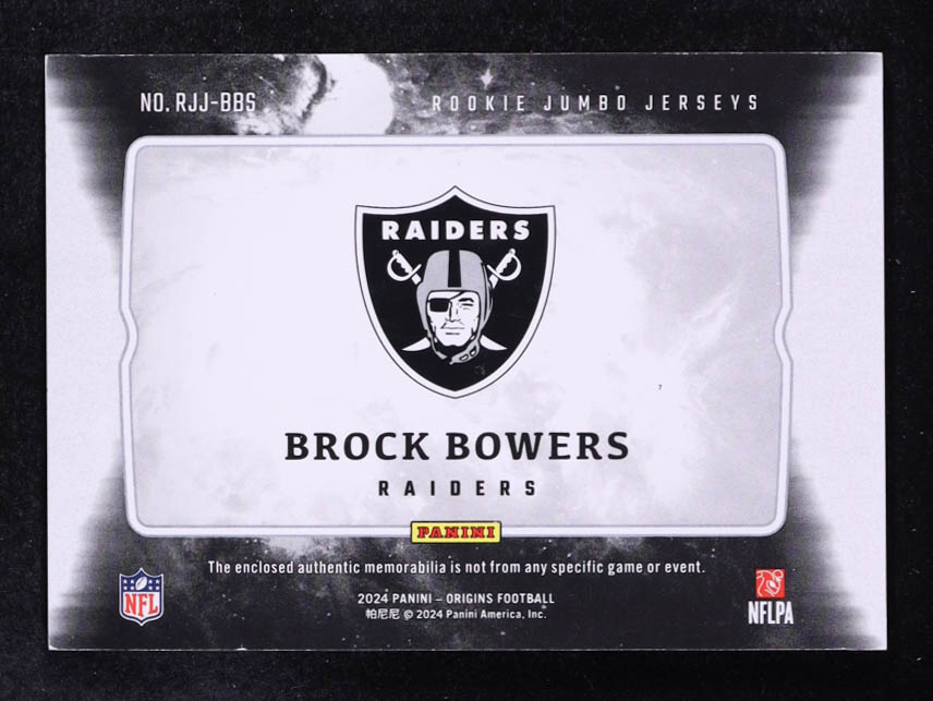 Brock Bowers 2024 Panini Origins Rookie Jumbo Jerseys Orange #4 #24/75 RC at PristineAuction.com Brock Bowers 2024 Panini Origins Rookie Jumbo Jerseys Orange #4 #24/75 RC at PristineAuction.com