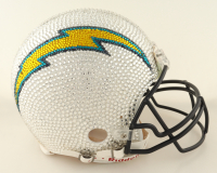 Chargers Full-Size Authentic On-Field Custom Helmet at PristineAuction.com