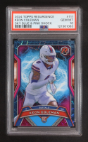 Keon Coleman 2024 Topps Resurgence Sky Blue and Pink Shock #111 RC (PSA 10) at PristineAuction.com