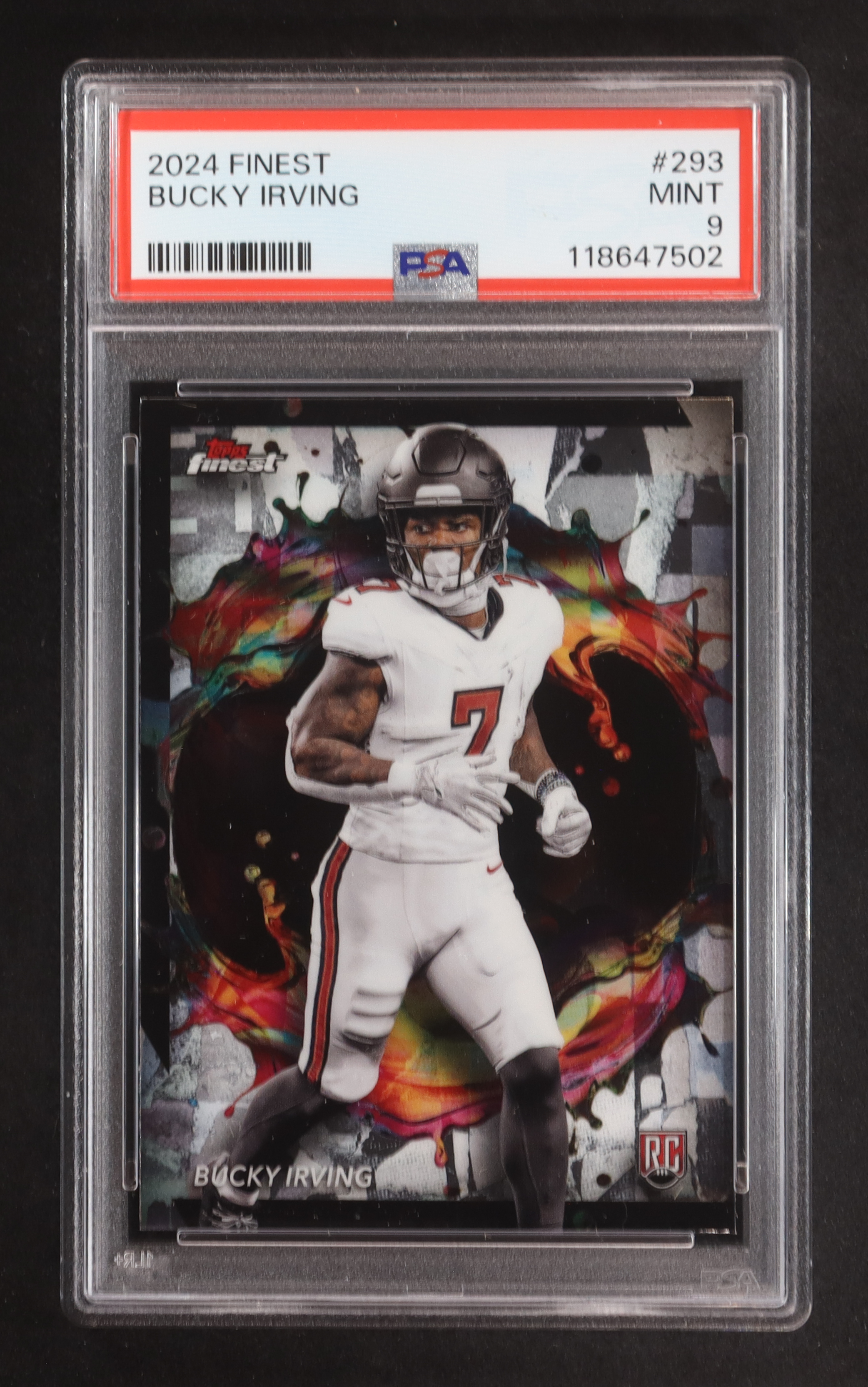 Bucky Irving 2024 Finest #293 RC (PSA 9) at PristineAuction.com Bucky Irving 2024 Finest #293 RC (PSA 9) at PristineAuction.com