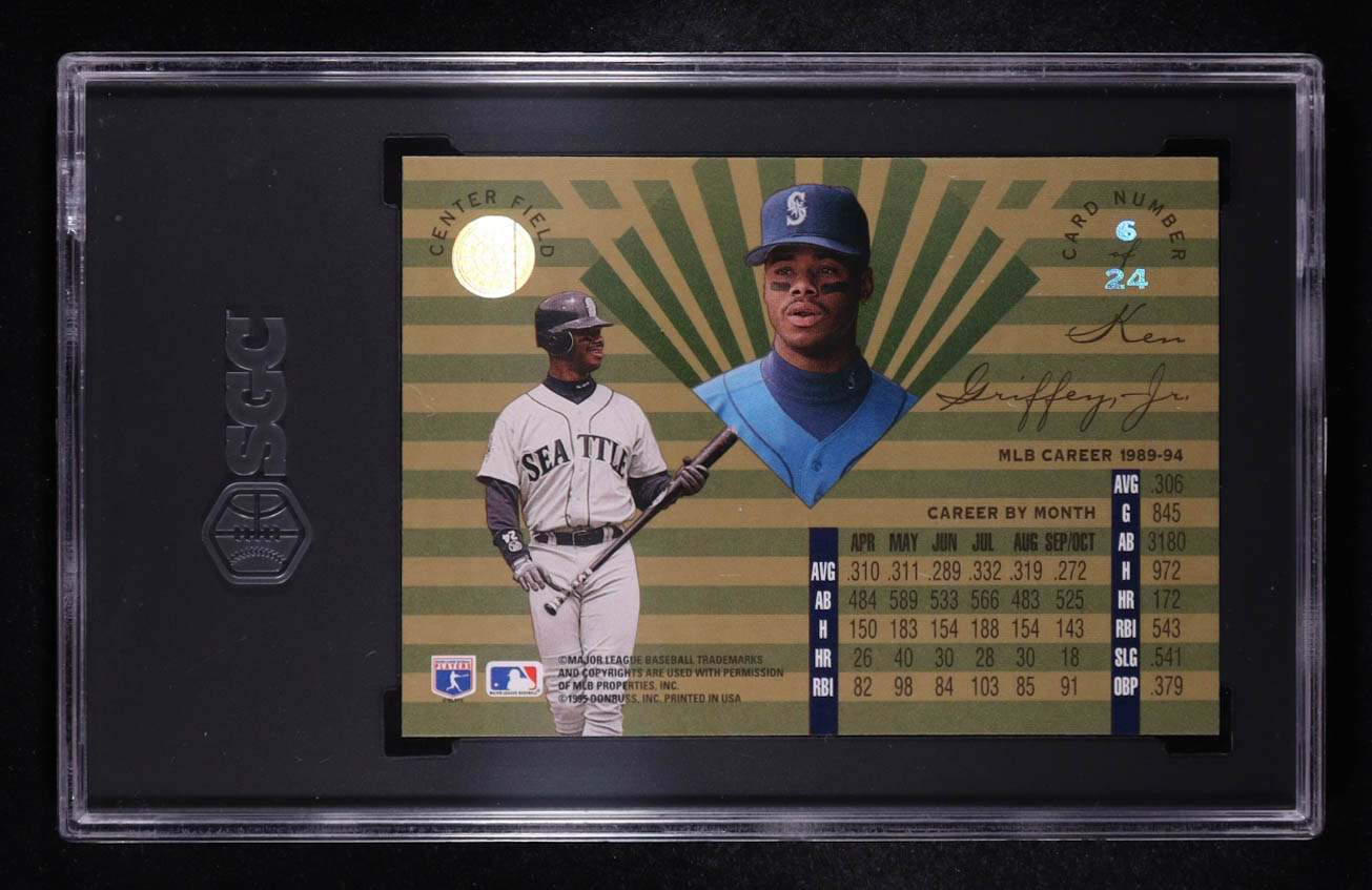 Ken Griffey Jr. 1995 Leaf Limited Gold #6 (SGC 9) at PristineAuction.com Ken Griffey Jr. 1995 Leaf Limited Gold #6 (SGC 9) at PristineAuction.com