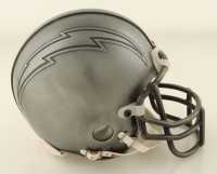 Chargers Custom Pewter Mini Helmet at PristineAuction.com