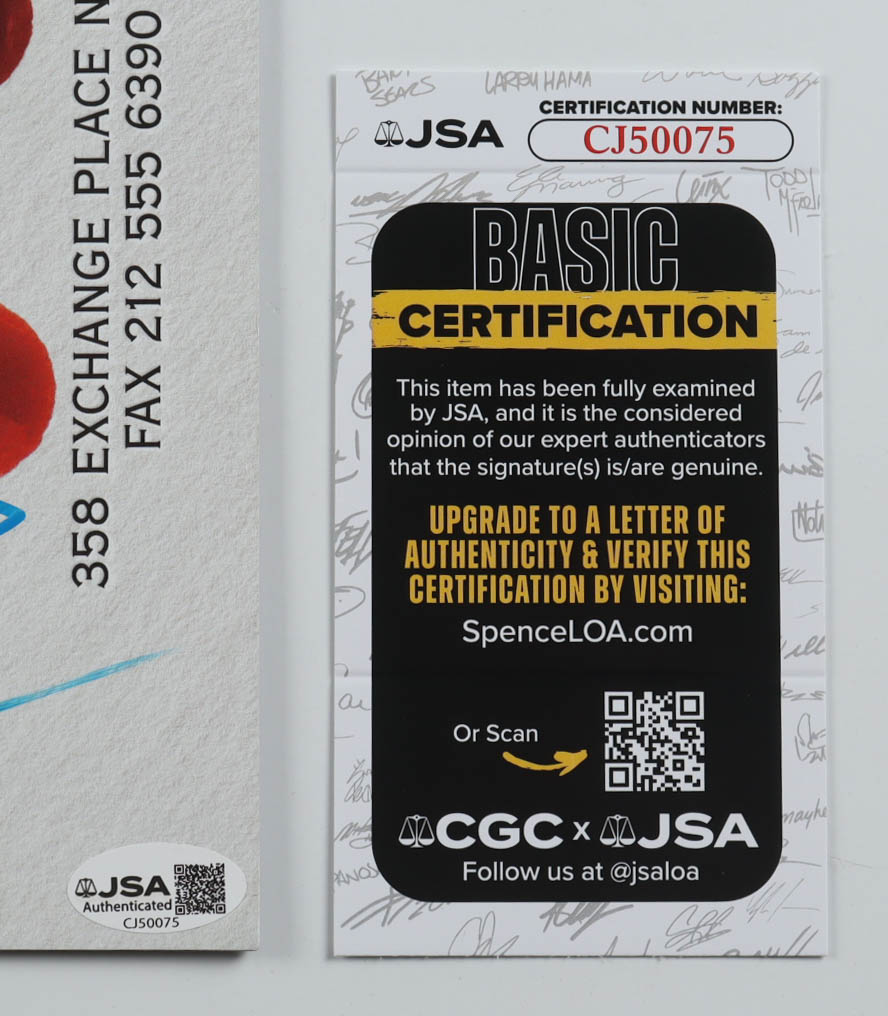 Christian Bale Signed 2023 "American Psycho" #2 Sumerian Comic Book (JSA) at PristineAuction.com Christian Bale Signed 2023 "American Psycho" #2 Sumerian Comic Book (JSA) at PristineAuction.com