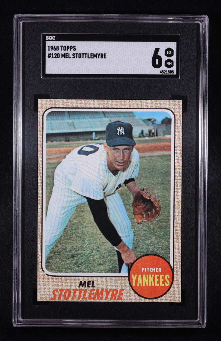 Mel Stottlemyre 1968 Topps #120 (SGC 6) at PristineAuction.com Mel Stottlemyre 1968 Topps #120 (SGC 6) at PristineAuction.com