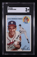 Warren Spahn 1954 Topps #20 (SGC 3) at PristineAuction.com