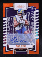 Puka Nacua 2023 Absolute Signatures Spectrum Orange #189 #59/75 RC at PristineAuction.com