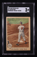 Ted Williams 1959 Fleer Ted Williams #76 On Base Record (SGC 3) at PristineAuction.com
