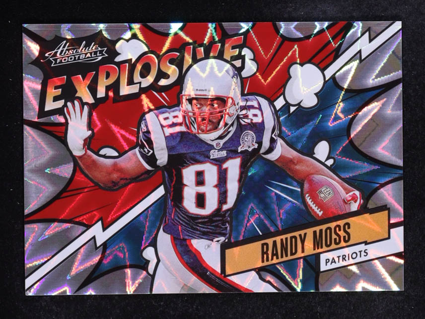 Randy Moss 2024 Absolute Explosive #43 at PristineAuction.com Randy Moss 2024 Absolute Explosive #43 at PristineAuction.com