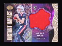 Drake Maye 2024 Panini Illusions Instant Impact Jerseys #2 RC at PristineAuction.com