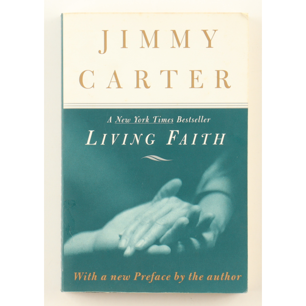 Jimmy Carter Signed "Living Faith" Paperback Book (JSA) at PristineAuction.com