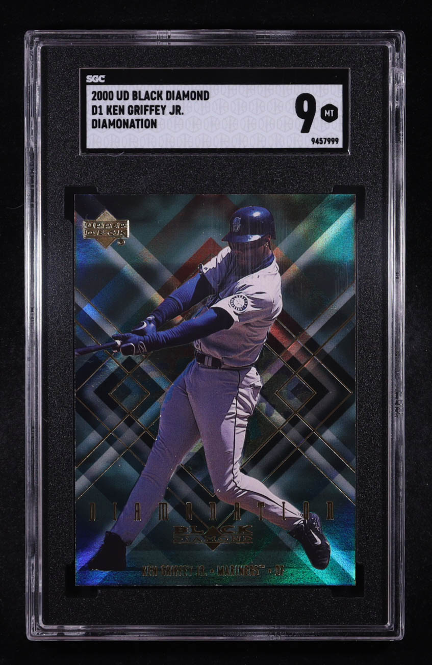 Ken Griffey Jr. 2000 Black Diamond Diamonation #D1 (SGC 9) at PristineAuction.com Ken Griffey Jr. 2000 Black Diamond Diamonation #D1 (SGC 9) at PristineAuction.com