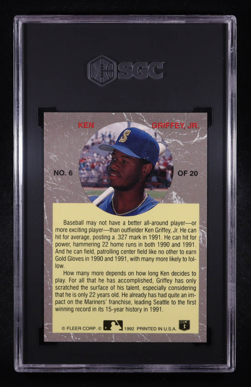 Ken Griffey Jr. 1992 Ultra All-Stars #6 (SGC 9) at PristineAuction.com Ken Griffey Jr. 1992 Ultra All-Stars #6 (SGC 9) at PristineAuction.com
