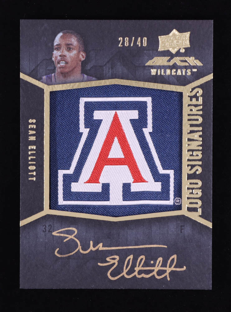 Sean Elliott 2013-14 UD Black Logo Signatures #LSSE #28/40 at PristineAuction.com Sean Elliott 2013-14 UD Black Logo Signatures #LSSE #28/40 at PristineAuction.com