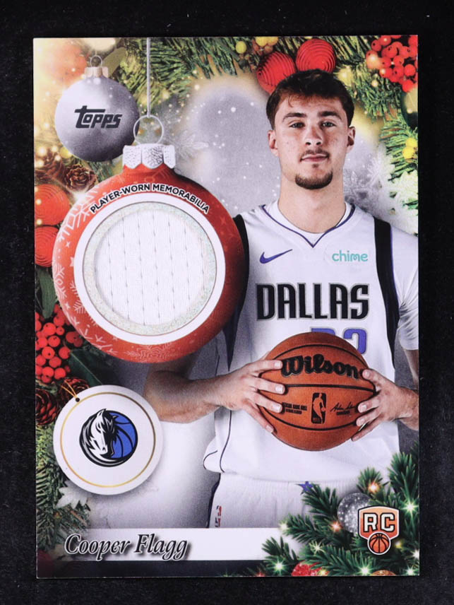 Cooper Flagg 2025-26 Topps Holiday Relics #PRCF RC at PristineAuction.com Cooper Flagg 2025-26 Topps Holiday Relics #PRCF RC at PristineAuction.com