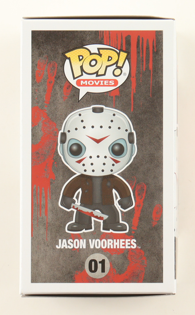 Kane Hodder, Derek Mears & CJ Graham Signed "Friday the 13th" #01 Jason Voorhees Funko Pop! Vinyl Figure With Character Inscriptions (JSA) at PristineAuction.com Kane Hodder, Derek Mears & CJ Graham Signed "Friday the 13th" #01 Jason Voorhees Funko Pop! Vinyl Figure With Character Inscriptions (JSA) at PristineAuction.com