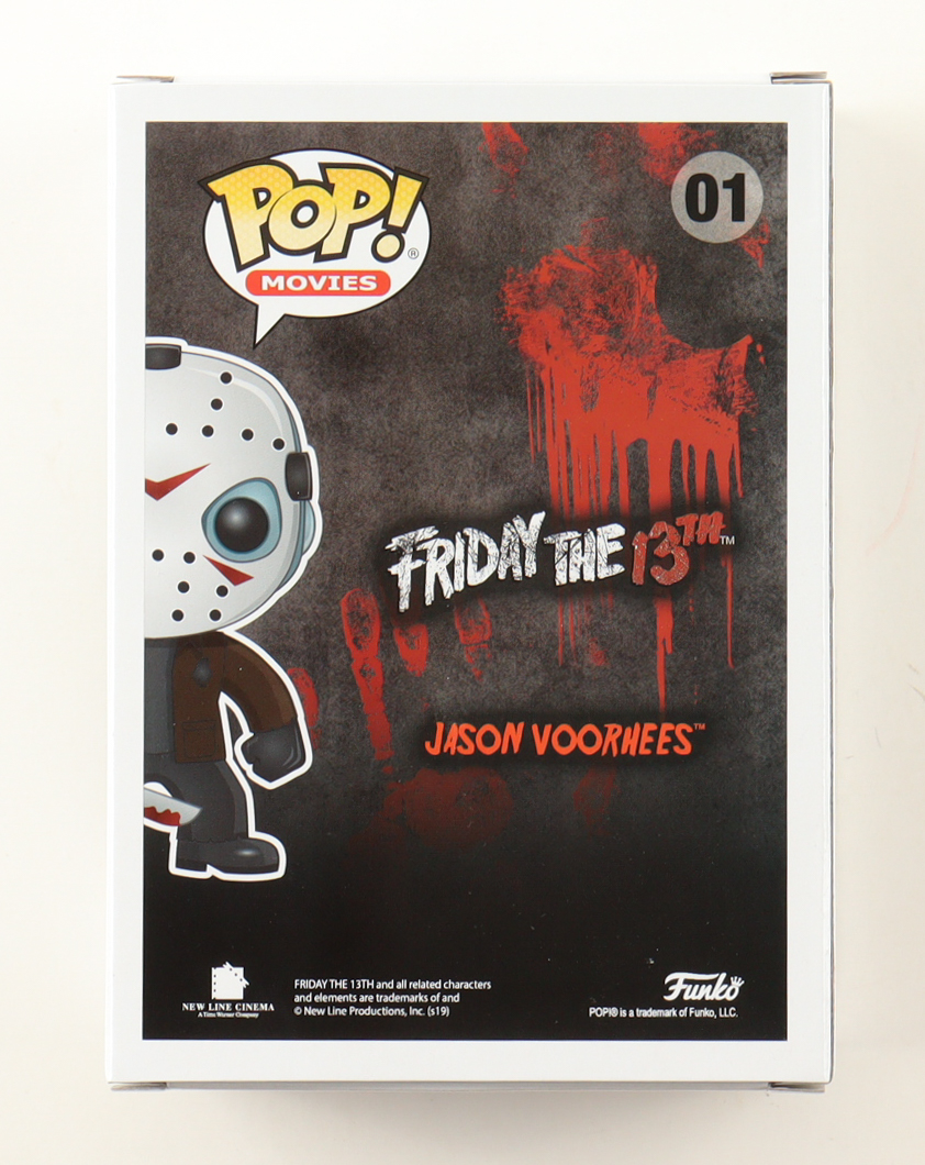 Kane Hodder, Derek Mears & CJ Graham Signed "Friday the 13th" #01 Jason Voorhees Funko Pop! Vinyl Figure With Character Inscriptions (JSA) at PristineAuction.com Kane Hodder, Derek Mears & CJ Graham Signed "Friday the 13th" #01 Jason Voorhees Funko Pop! Vinyl Figure With Character Inscriptions (JSA) at PristineAuction.com