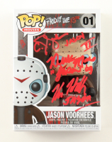 Kane Hodder, Derek Mears & CJ Graham Signed "Friday the 13th" #01 Jason Voorhees Funko Pop! Vinyl Figure With Character Inscriptions (JSA) at PristineAuction.com