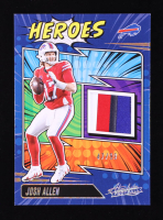 Josh Allen 2025 Absolute Absolute Heroes Memorabilia Gold #14 #47/99 at PristineAuction.com