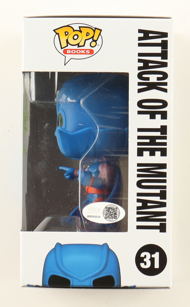 R.L. Stine Signed "Goosebumps" #31 Attack of the Mutant Funko Pop! Vinyl Figure (JSA) at PristineAuction.com R.L. Stine Signed "Goosebumps" #31 Attack of the Mutant Funko Pop! Vinyl Figure (JSA) at PristineAuction.com