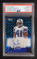 Terence Newman 2024 Finest Flashback Autographs Blue Geometric Refractors #FBATN #12/99 (PSA 10 | Autograph Graded PSA 10) at PristineAuction.com