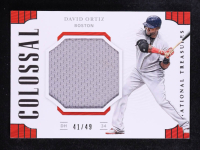 David Ortiz 2019 Panini National Treasures Colossal Materials #26 #41/49 at PristineAuction.com