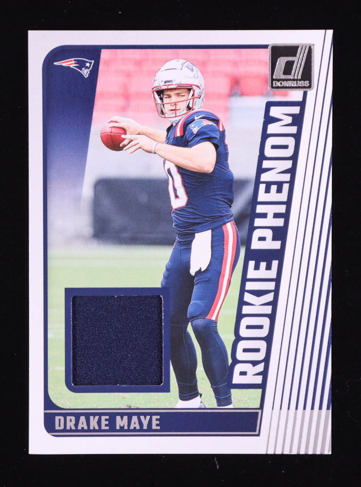 Drake Maye 2024 Donruss Rookie Phenom Jerseys #25 RC at PristineAuction.com Drake Maye 2024 Donruss Rookie Phenom Jerseys #25 RC at PristineAuction.com