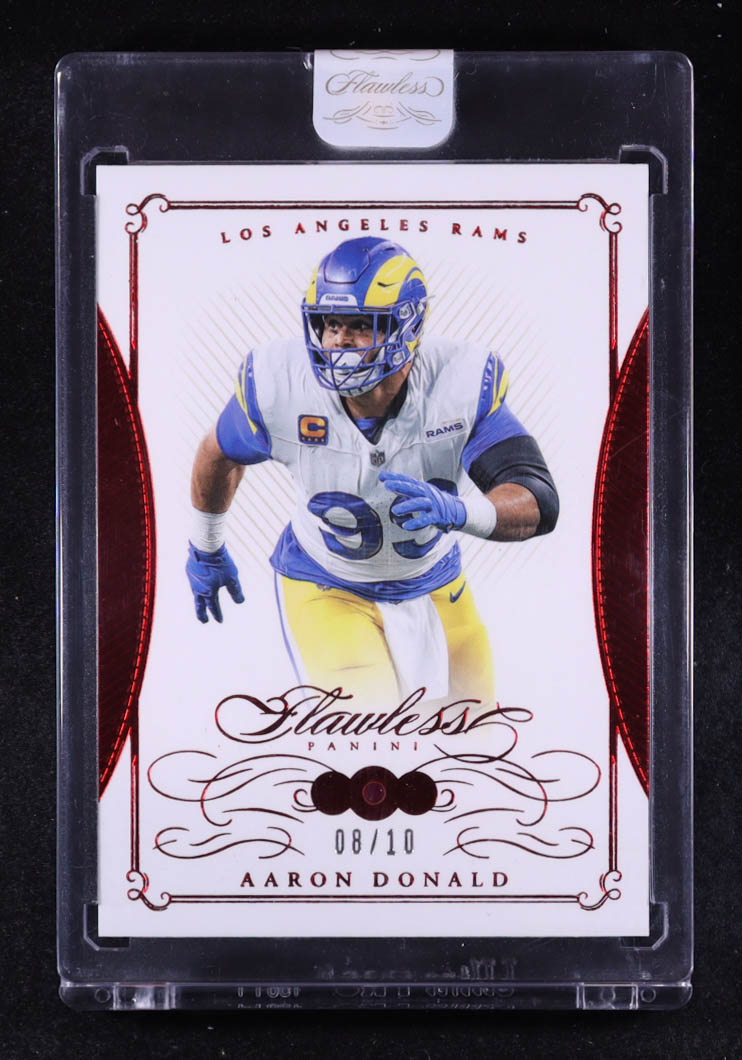 Aaron Donald 2024 Panini Flawless Anniversary #13 #08/10 at PristineAuction.com Aaron Donald 2024 Panini Flawless Anniversary #13 #08/10 at PristineAuction.com