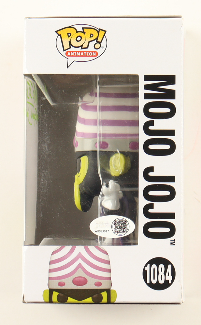 Roger L. Jackson Signed "The Powerpuff Girls!" #1084 MoJo JoJo Funko Pop! Vinyl Figure Inscribed "MoJo JoJo! Aka" (JSA) at PristineAuction.com Roger L. Jackson Signed "The Powerpuff Girls!" #1084 MoJo JoJo Funko Pop! Vinyl Figure Inscribed "MoJo JoJo! Aka" (JSA) at PristineAuction.com