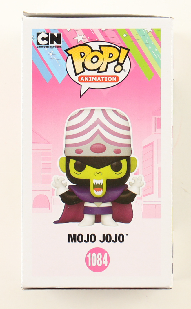 Roger L. Jackson Signed "The Powerpuff Girls!" #1084 MoJo JoJo Funko Pop! Vinyl Figure Inscribed "MoJo JoJo! Aka" (JSA) at PristineAuction.com Roger L. Jackson Signed "The Powerpuff Girls!" #1084 MoJo JoJo Funko Pop! Vinyl Figure Inscribed "MoJo JoJo! Aka" (JSA) at PristineAuction.com