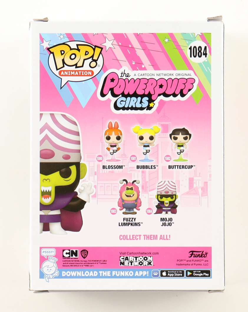 Roger L. Jackson Signed "The Powerpuff Girls!" #1084 MoJo JoJo Funko Pop! Vinyl Figure Inscribed "MoJo JoJo! Aka" (JSA) at PristineAuction.com Roger L. Jackson Signed "The Powerpuff Girls!" #1084 MoJo JoJo Funko Pop! Vinyl Figure Inscribed "MoJo JoJo! Aka" (JSA) at PristineAuction.com