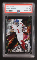 Malik Nabers 2024 Finest #90 RC (PSA 8) at PristineAuction.com