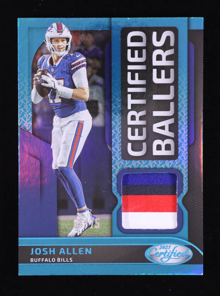Josh Allen 2025 Certified Certified Ballers Mirror Teal #11 #64/75 at PristineAuction.com Josh Allen 2025 Certified Certified Ballers Mirror Teal #11 #64/75 at PristineAuction.com