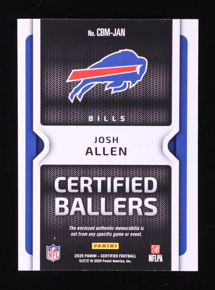 Josh Allen 2025 Certified Certified Ballers Mirror Teal #11 #64/75 at PristineAuction.com Josh Allen 2025 Certified Certified Ballers Mirror Teal #11 #64/75 at PristineAuction.com