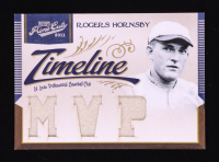 Rogers Hornsby 2011 Prime Cuts Timeline Trios Materials MVP #4 #4/5 at PristineAuction.com