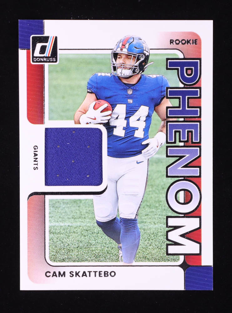 Cam Skattebo 2025 Donruss Rookie Phenom Jerseys #31 RC at PristineAuction.com Cam Skattebo 2025 Donruss Rookie Phenom Jerseys #31 RC at PristineAuction.com