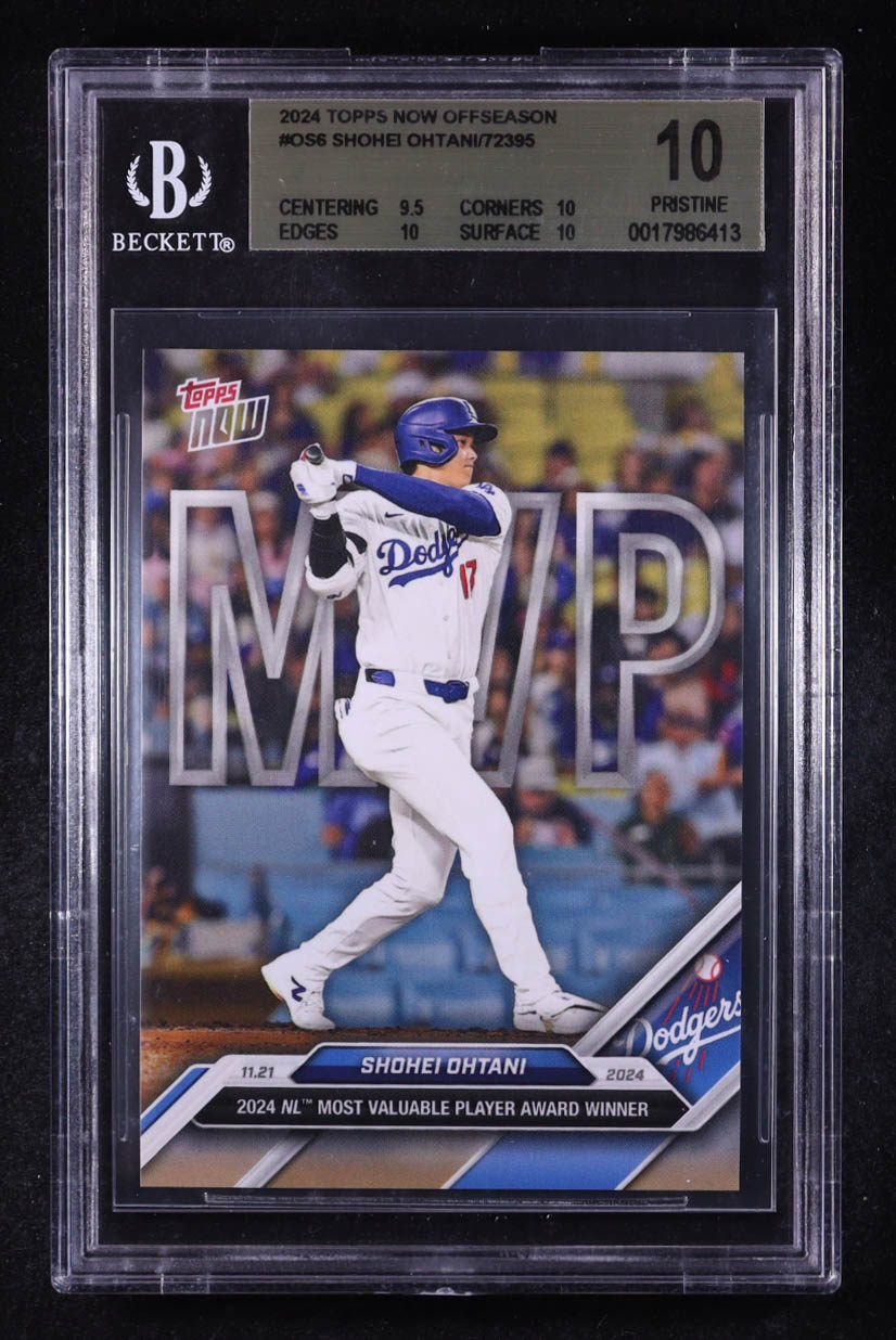 Shohei Ohtani 2024 Topps Now Offseason #OS6 (BGS 10) at PristineAuction.com Shohei Ohtani 2024 Topps Now Offseason #OS6 (BGS 10) at PristineAuction.com
