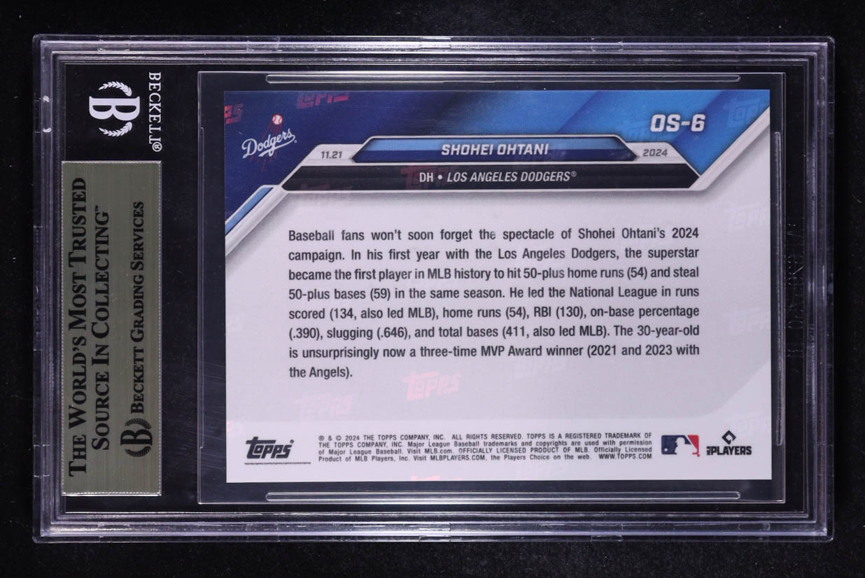 Shohei Ohtani 2024 Topps Now Offseason #OS6 (BGS 10) at PristineAuction.com Shohei Ohtani 2024 Topps Now Offseason #OS6 (BGS 10) at PristineAuction.com