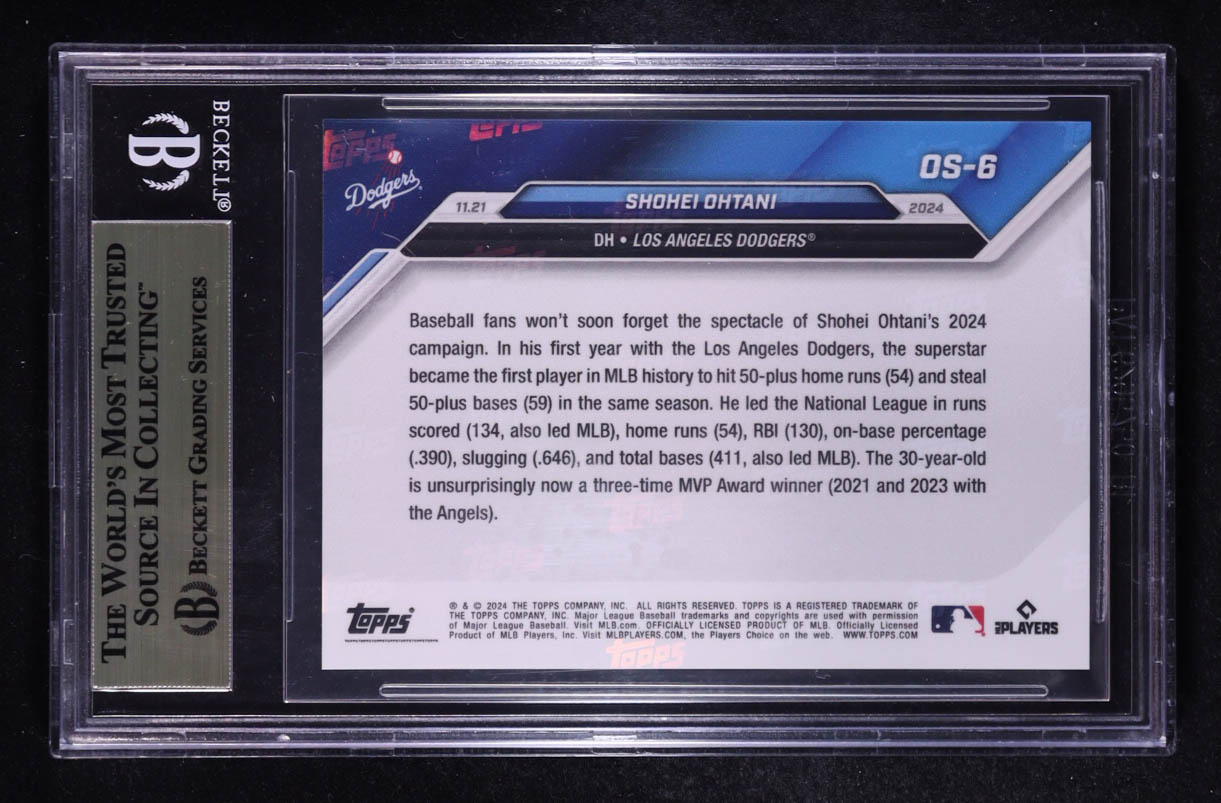 Shohei Ohtani 2024 Topps Now Offseason #OS6 (BGS 10) at PristineAuction.com Shohei Ohtani 2024 Topps Now Offseason #OS6 (BGS 10) at PristineAuction.com