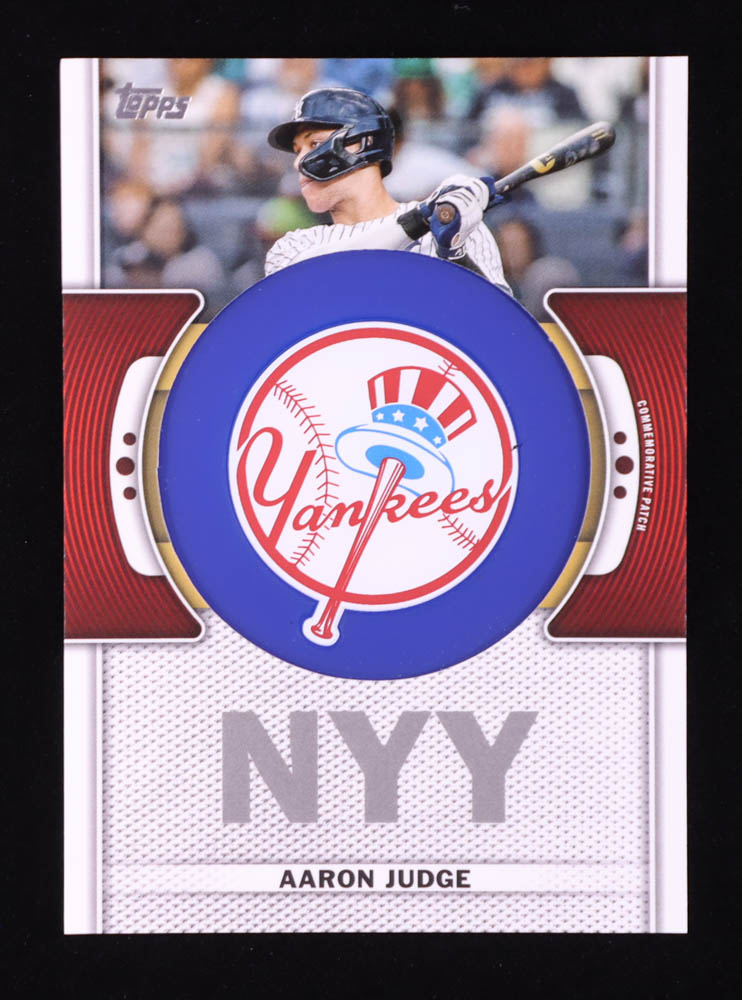 Aaron Judge 2023 Topps Team Logo Commemorative Patch #TLPAJ at PristineAuction.com Aaron Judge 2023 Topps Team Logo Commemorative Patch #TLPAJ at PristineAuction.com
