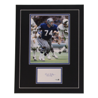 Bob Lilly Signed Cowboys Custom Cut Lithograph Display with Photo Inscribed "HOF 1980" (JSA) at PristineAuction.com