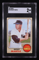 Mickey Mantle 1968 Topps #280 (SGC 2) at PristineAuction.com