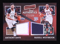 Anthony Davis / Russell Westbrook 2016-17 Panini Aficionado Dual Authentics Memorabilia #25 #073/299 at PristineAuction.com