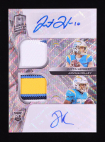 Joshua Kelley / Justin Herbert 2020 Panini Spectra Rookie Dual Patch Autographs Wave #8 RC #08/13 at PristineAuction.com