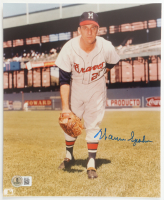 Warren Spahn Signed Braves 8x10 Photo (Beckett) at PristineAuction.com